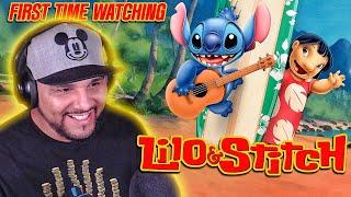 *HES SO FLUFFY* Lilo & Stitch 2002 *FIRST TIME WATCHING MOVIE REACTION* Disney Animation