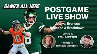 Jets vs. Broncos Week 4 Postgame Live Show  Rodgers & the Jets lose an ugly one