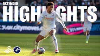 Swansea City v Millwall  Extended Highlights