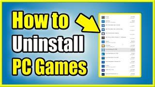 How to Uninstall PC Game on Windows 10 & 11 Save Space