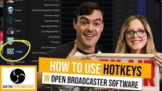 How to use Hotkeys in OBS