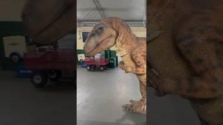 #jurassicworld dinosaur  loose in train station