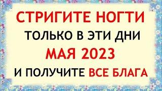 Лунный календарь стрижки ногтей на МАЙ 2023. Благоприятные и неблагоприятные дни.