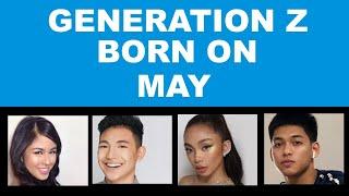 MAY Birthdays  6 Filipino Generation Z  Celebrities    Born on May