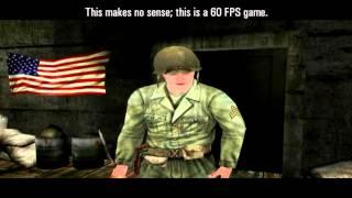 In World War II we got 15 FPS Cutscenes and we liked it.