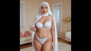 Sexy Hijab School Girls in Mini Bikini 2024 - Hijab Bikini Beauty No 46 -  #hijabgirl #lookbook