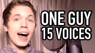 One Guy 15 Voices