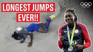 Top 5 longest Womens Long Jumps of all time at the Olympics