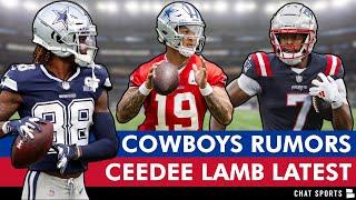 CeeDee Lamb UPDATE + Cowboys Rumors On Trey Lance As QB1 Over Dak And Sign JuJu Smith-Schuster?