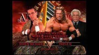 WWE Armageddon 2002 Match Card