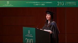 Full Version HKU 210th Congregation - Faculty of Business and Economics Summer Session 3