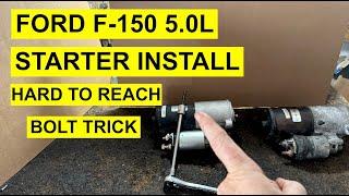 Ford F-150 5.0L V8 Coyote Engine - Starter Install - 2011 & Up - Step-BY-Step