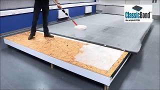 How to install an EPDM Flat Rubber Roof ClassicBond