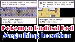 Pokemon Radical Red Mega Ring Location  How to Get Mega Ring  Giovanni 2nd Battle