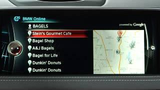 How to access BMW Online in iDrive.