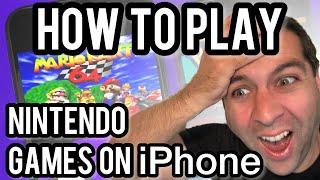 How To LEGALLY Play Nintendo Games on iPhone Delta Emulator iOS App Walkthrough