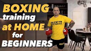 Boxing Training at Home for Beginners.