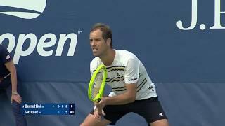 Matteo Berrettini vs. Richard Gasquet  US Open 2019 R1 Highlights