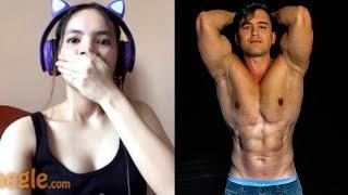 Aesthetics on Omegle 31  YOU CAN’T BE REAL  Girls Reactions Omegle  Astronaut Edition 4