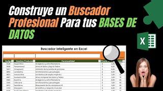 🟢 EXCEL AVANZADO Como Crear un Potente BUSCADOR de DATOS  Aprendamos Excel