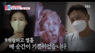 마지막 인사 진태현박시은 아이를 떠나보내기 전 남겨보는 사진