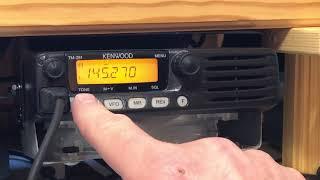 Kenwood tm-281 setting up DCS starting in VFO