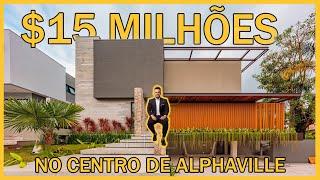 MANSÃO DE R$15.000.00000  NO CORAÇÃO DE ALPHAVILLE - SÃO PAULO