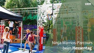 Ninja-Warrios-Parcours beim Hessentag lockt Massen an