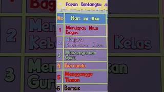 Hiasan Kelas dari bahan Spon Eva dan kain Flanel