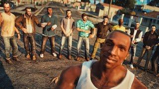 All GTA Characters Meetup In Grove Street