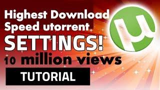 How To Speed up Utorrent 3.5.33.5.4 best settings 2018 Latest