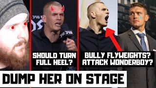Some Advice To Ian Garry For The UFC 296 Press Conference DUMP HER ON STAGE?