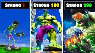 Every Punch HULK gets Stronger in GTA 5 RP