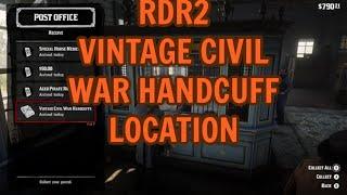 RDR2 VINTAGE CIVIL WAR HANDCUFFS