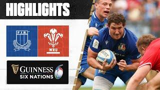 HIGHLIGHTS  Italy v Wales  2023 Guinness Six Nations