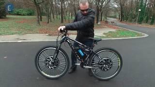 Установка двух мотор-колес на велосипед. Видео