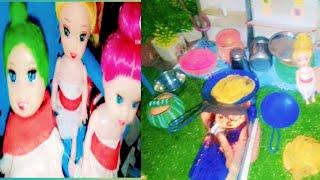 Barbie Doll All Day Routine In Indian VillageAnju or Pihu Ki Kahani Epi -65Kids Play Barbie