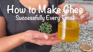 How to Make Ghee  Home Made Ghee  Ghee Recipe  Clarified Butter  How to Make Clarified Butter