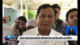 Cegah Anggaran Bocor Menhan Prabowo Evaluasi Belanja Alutsista