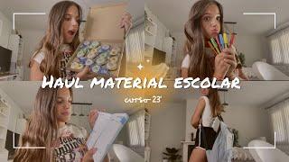 ** VUELTA AL INSTITUTO**  HAUL MATERIAL ESCOLAR 2023 - Paula Blanco