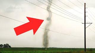 Rare Helical Vortex Tornado