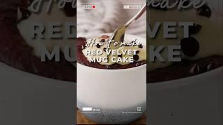 How to make red velvet mug cake in 24 seconds