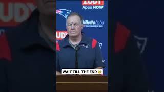Bill Belichick Breaks Character for the First Time Ever 