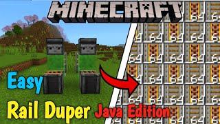 Minecraft Rail Duper Java Edition 1.21++ Tutorial