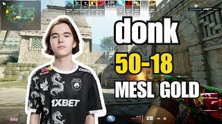 【CS2 POV】donk 50-18 Ancient  CS2 - MESL GOLD  Dec 5 2023