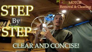 How to STOP your MAXXair Fan from Squeaking  Motor Cleaning How-To