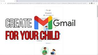 How to Create a Gmail Account For Your Child  Create Gmail Account for Kids