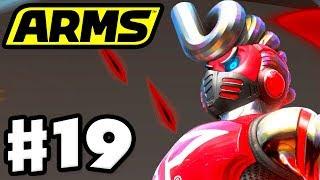 ARMS - Gameplay Walkthrough Part 19 - Springtron Level 7 Grand Prix Dr. Coyle Boss Fight