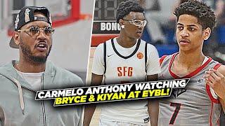 Bryce James & Kiyan Anthony Go OFF In Front Of Melo at Nike EYBL No one can STOP Cooper Flagg