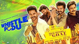 Whistle Podu Lyrical Hindi  The Greatest Of All Time  Thalapathy Vijay  VP  U1  AGS T-Series